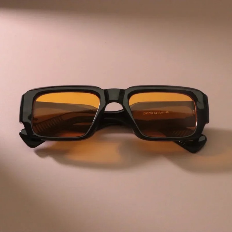 Vintage Fashion Images - Retro Square Sunglasses Women Men Vintage
