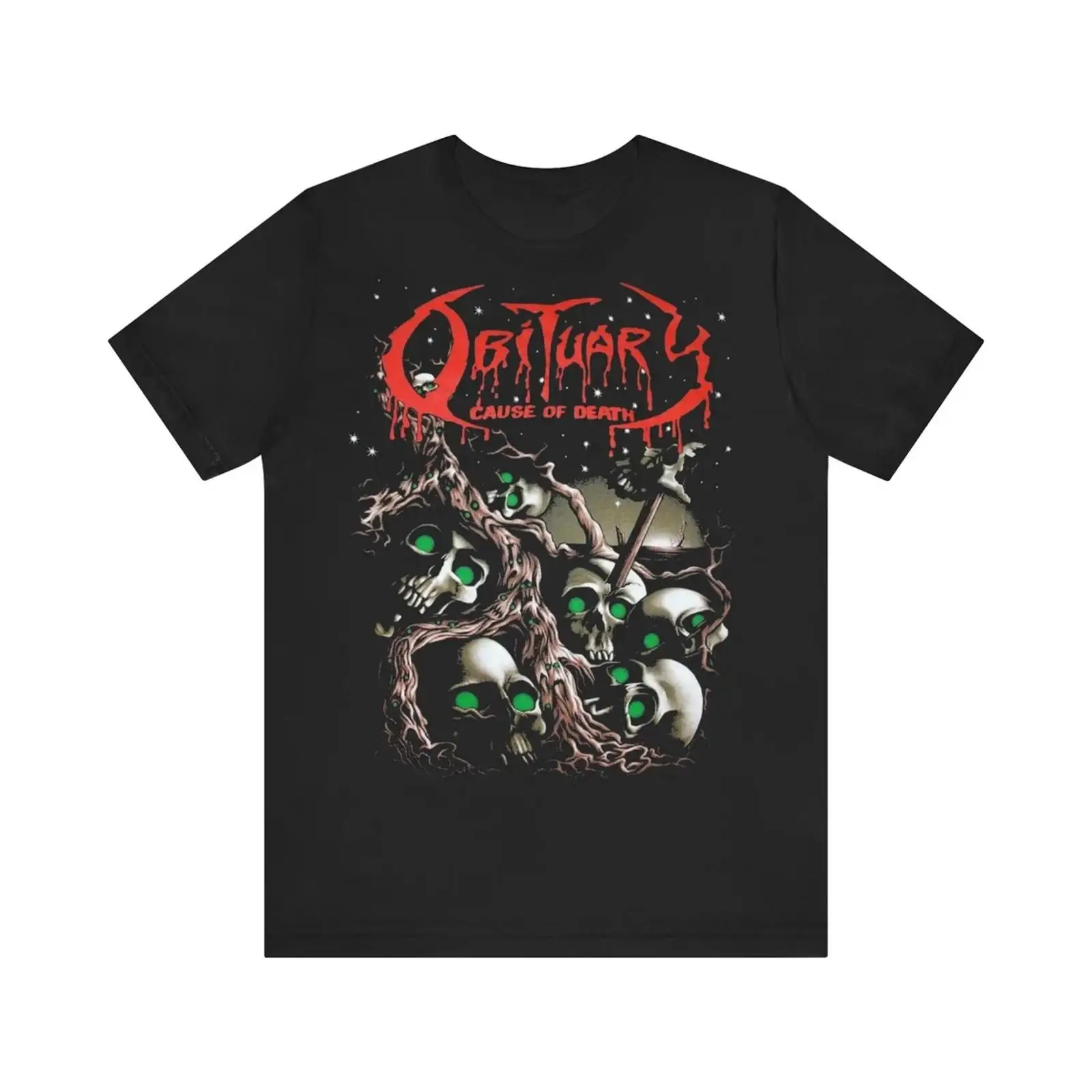 Vintage Fashion Obituaries - Obituary Metal Band Black T Shirt