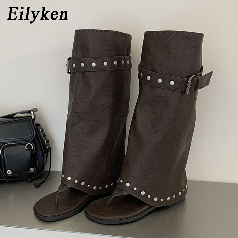 Vintage Old Fashion - Eilyken Vintage Comfortable Low Heels Round