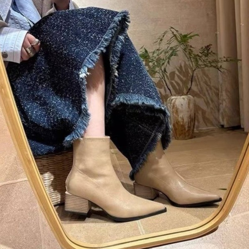 Vintage Fashion Online - 2026 Street Style Designer Vintage Pointed