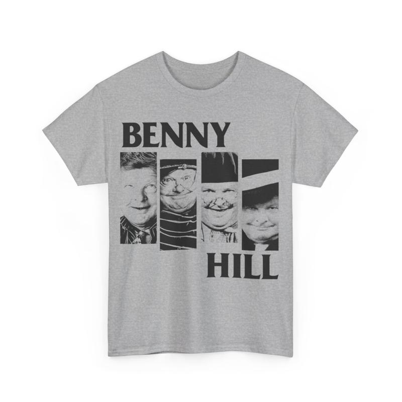 Vintage Flannel Shirt - Benny Hill T Shirt Funny Vintage