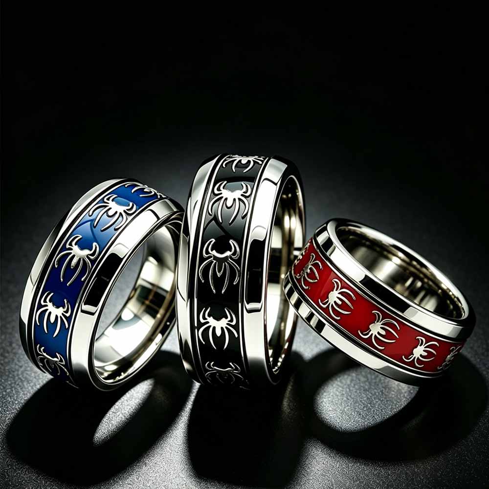 New Vintage Punk Spider Ring 3 - Vintage Fashion Wholesale recension och pris