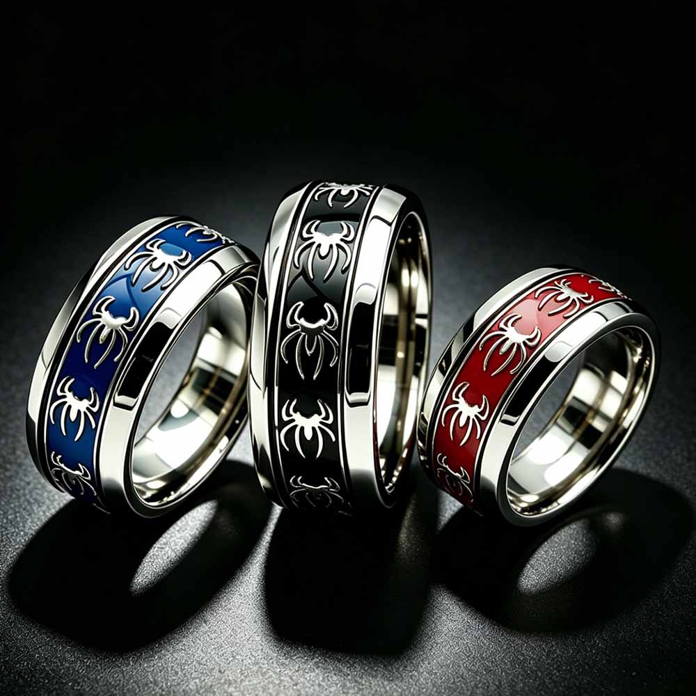 New Vintage Punk Spider Ring 3 - Vintage Fashion Wholesale recension och pris