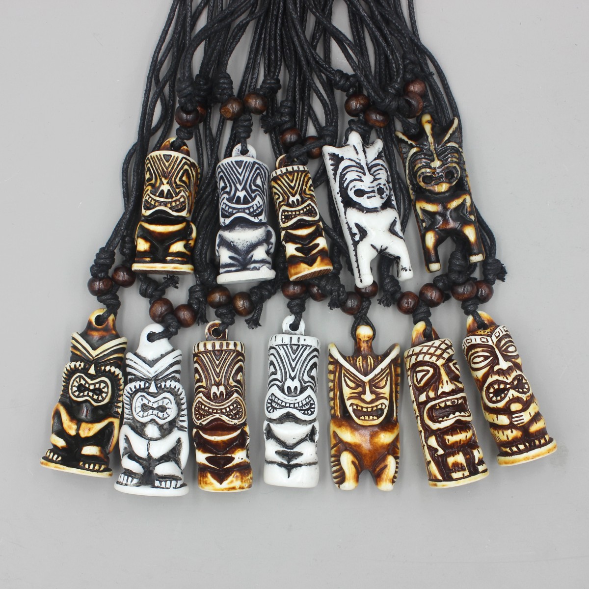 12pcs/Lot Hawaiian Tiki Totem  - Vintage Fashion Nz recension och pris