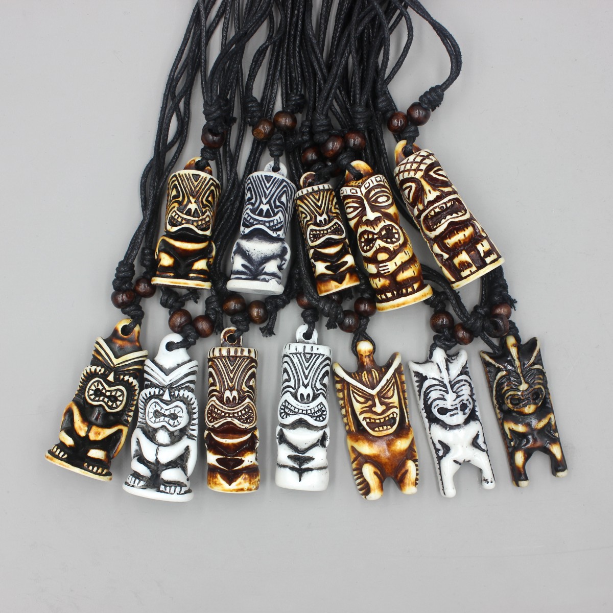 12pcs/Lot Hawaiian Tiki Totem  - Vintage Fashion Nz recension och pris