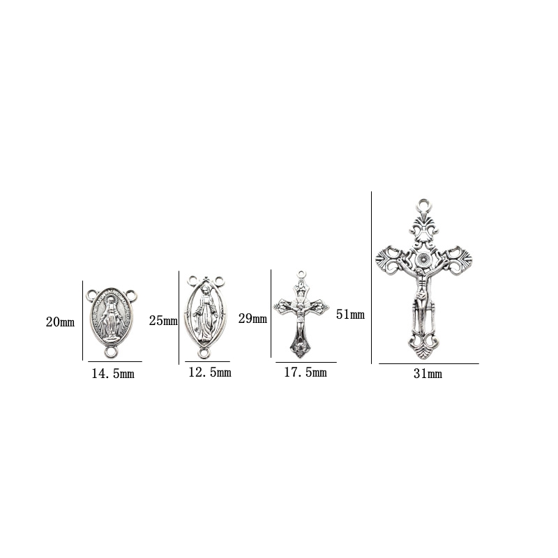 12pcs Center Miraculous Medal  - Vintage Fashion Nz recension och pris