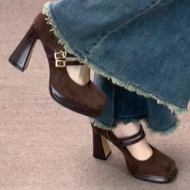 Vintage Thick High Women Mary  - Vintage Fashion Online recension och pris