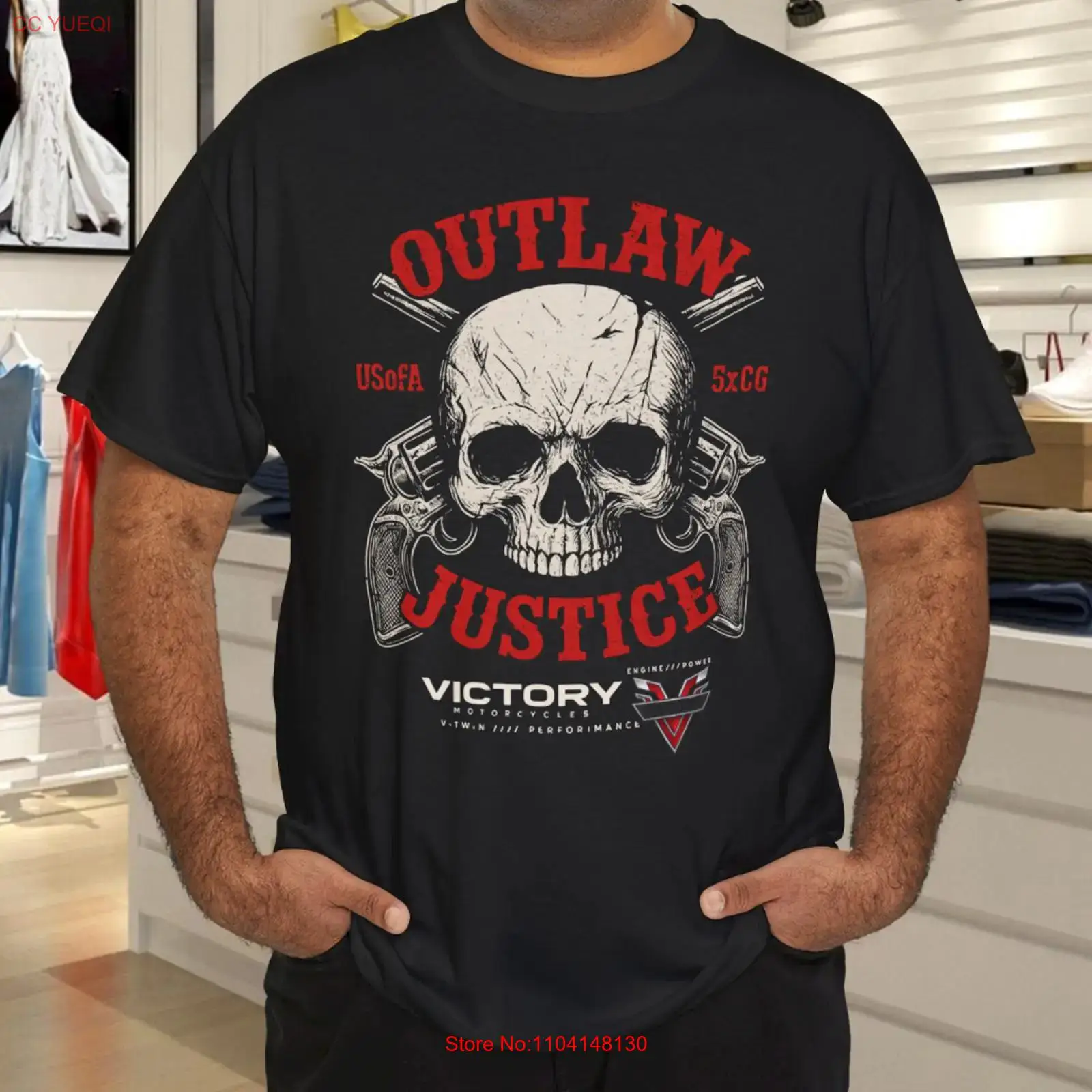 Outlaw Justice Giant Skull Ima - Vintage Fashion Images recension och pris