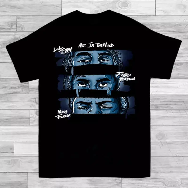 New Lil Tjay Not In The Mood R - Vintage Flannel Shirt recension och pris