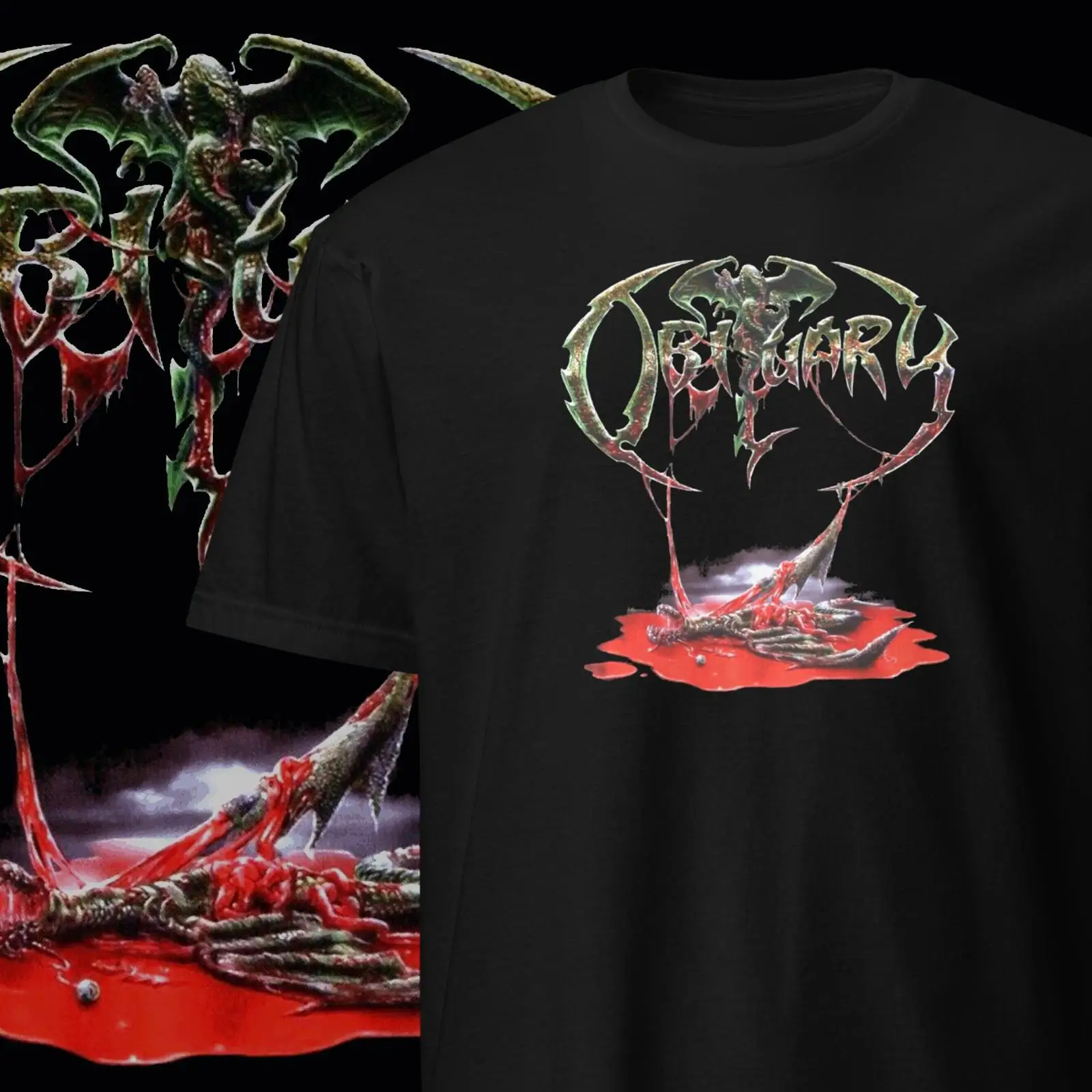 Obituary T Shirt Old School Me - Vintage Fashion Obituaries recension och pris