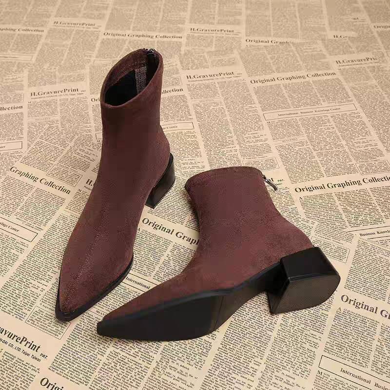 New Low Heel Women Mordern Ank - Vintage Fashion Online recension och pris