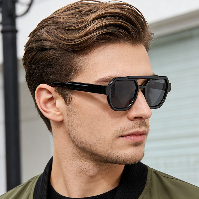 Women Men Square Sun Glasses R - Vintage Fashion Images recension och pris
