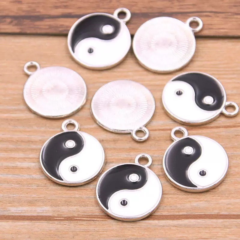 10/20pcs Alloy Tai Chi Charms  - Vintage Fashion Online recension och pris
