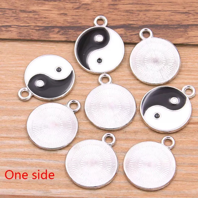 10/20pcs Alloy Tai Chi Charms  - Vintage Fashion Online recension och pris
