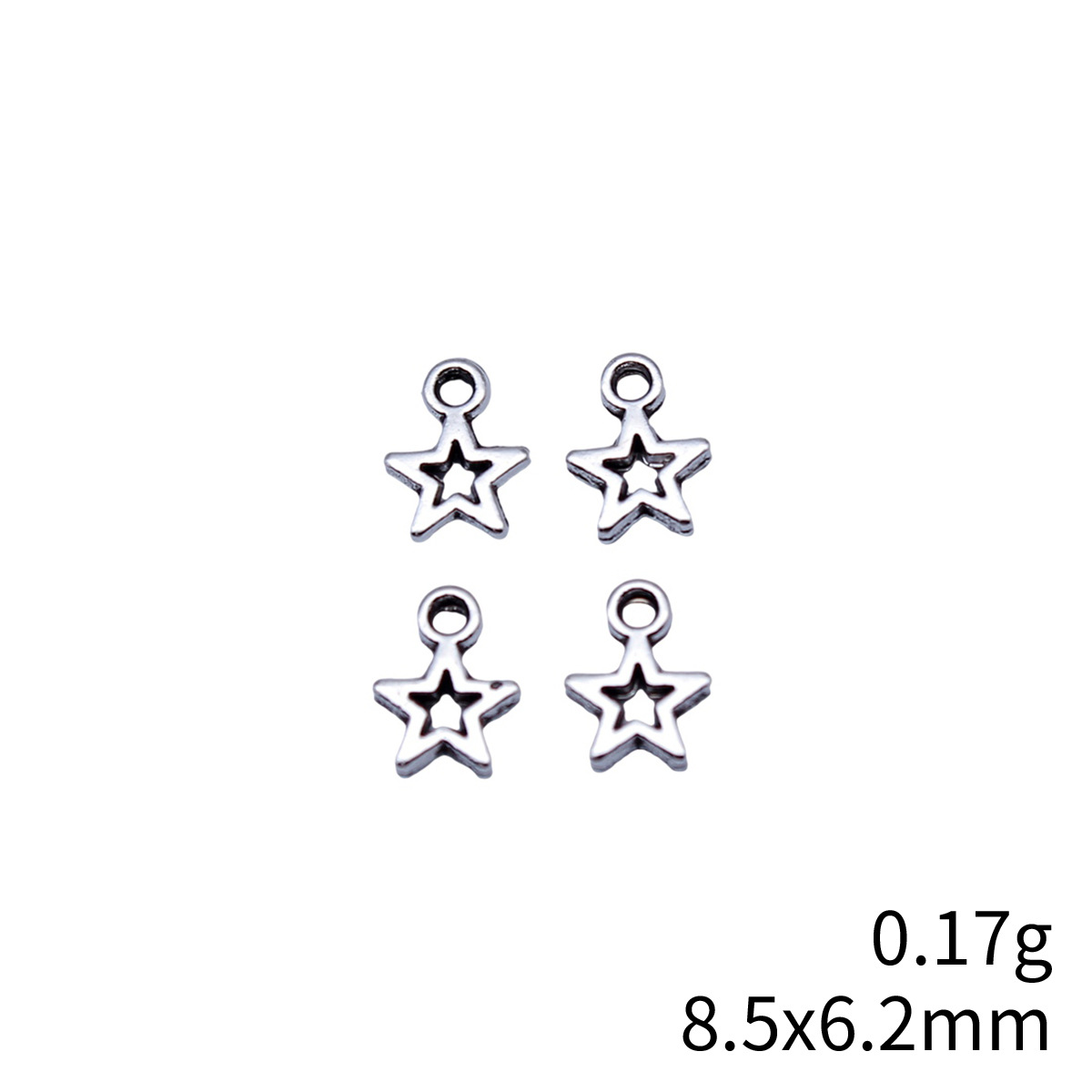 80pcs 8.5x6.2mm(0.33x0.24inch) - Vintage Fashion Online recension och pris