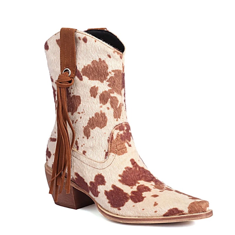 New Vintage Pointy Toe Horseha - Vintage Old Fashion recension och pris