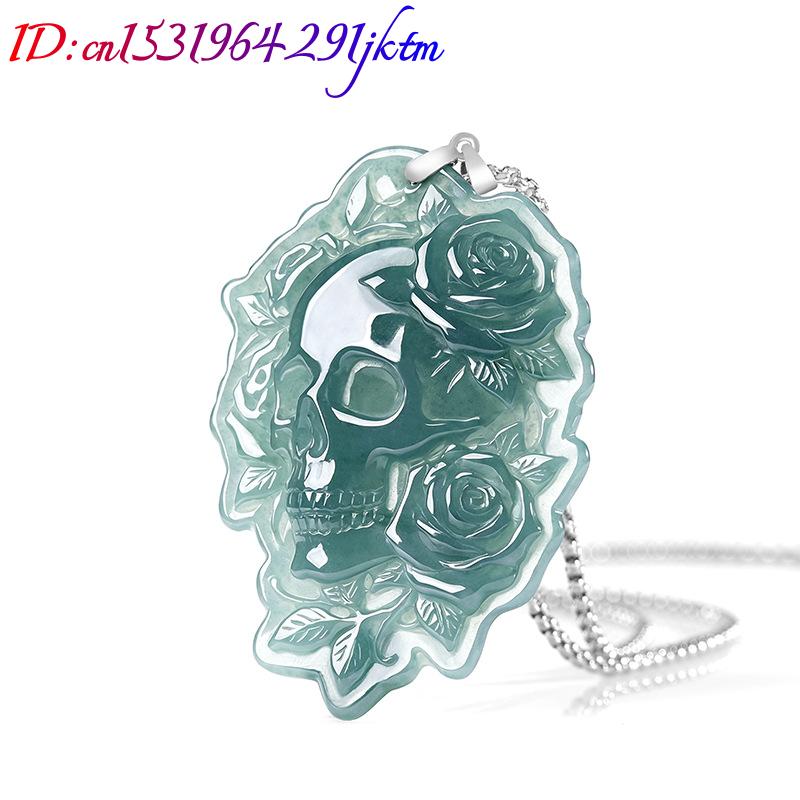Natural Burmese Jadeite Skull  - Vintage Women Fashion recension och pris