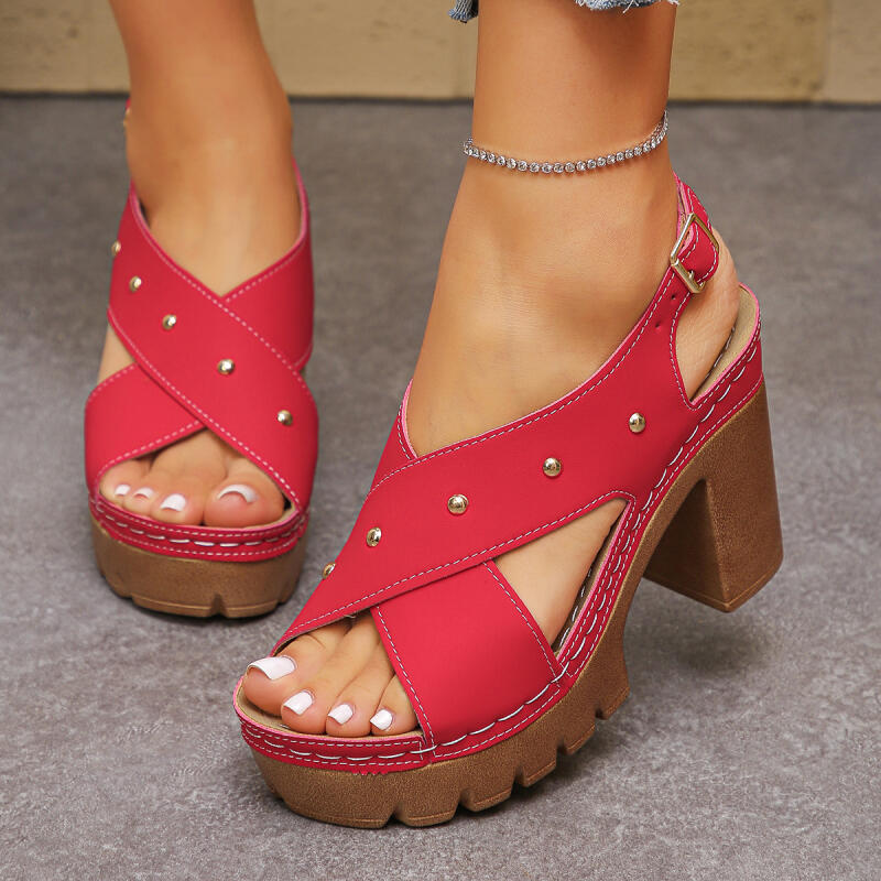 Vintage Super High Heel Cross  - Vintage Old Fashion recension och pris