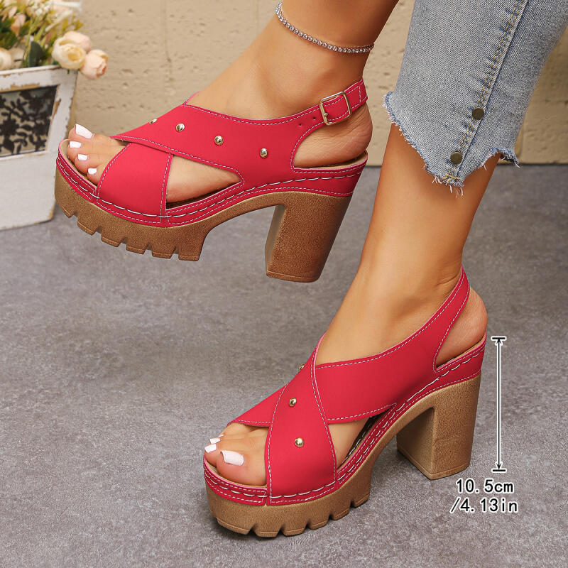 Vintage Super High Heel Cross  - Vintage Old Fashion recension och pris
