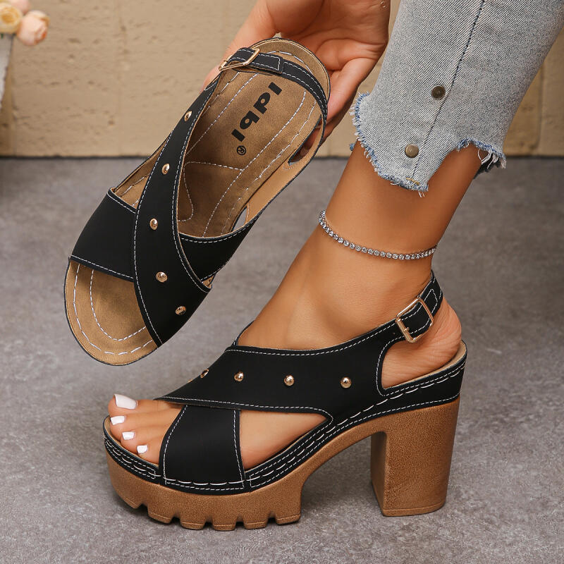 Vintage Super High Heel Cross  - Vintage Old Fashion recension och pris