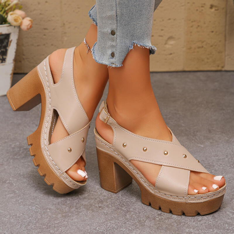 Vintage Super High Heel Cross  - Vintage Old Fashion recension och pris